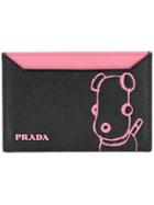 Prada Pradamalia Card Case - Black