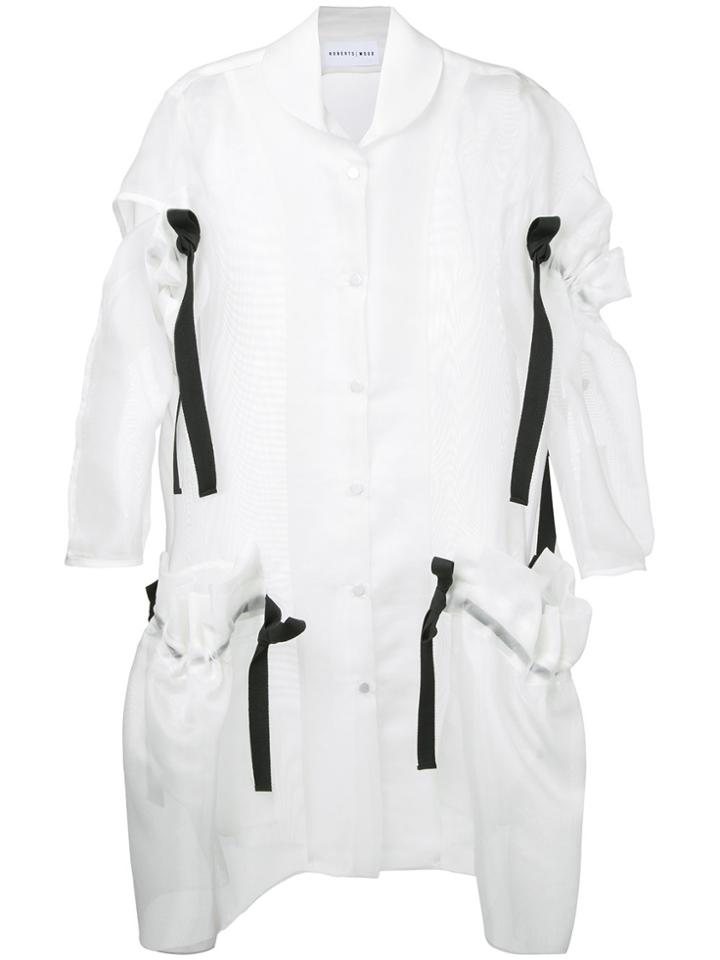Roberts Wood Crinoline Summer Coat - White