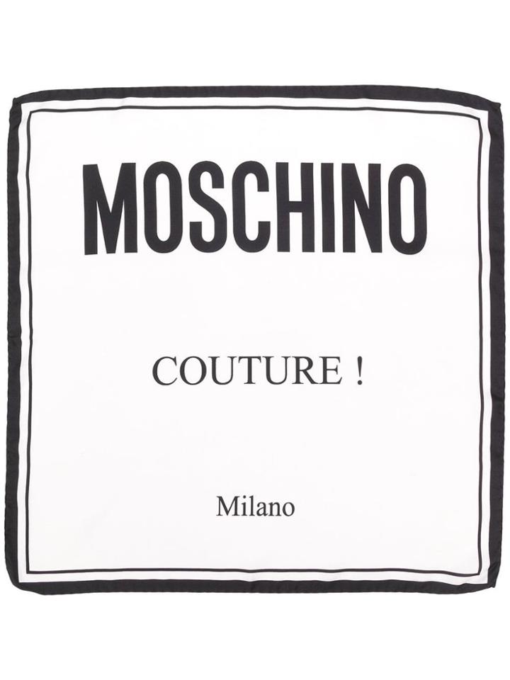 Moschino Moschino M183603627 004 Natural (other)->silk - White