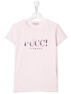 Emilio Pucci Junior Teen Logo Print T-shirt - Pink