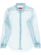 Eckhaus Latta Classic Sheer Shirt - Blue