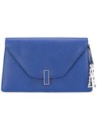 Valextra Envelope Clutch, Women's, Blue