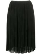 Marco De Vincenzo Micro Pleated Skirt - Black