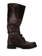 Holland & Holland Buckled Knee Length Boots - Brown