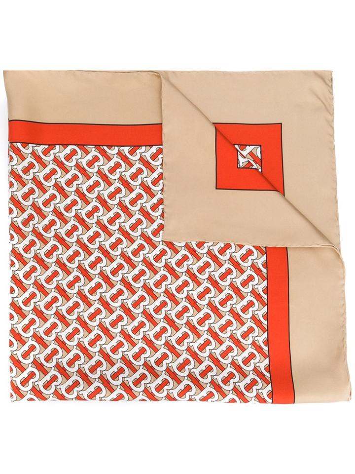 Burberry Monogram Scarf - Orange