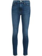 Frame Denim Alli High-rise Skinny Jeans, Women's, Size: 31, Blue, Cotton/tencel/polyester