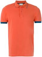 Capricode Contrast Polo Shirt - Yellow & Orange