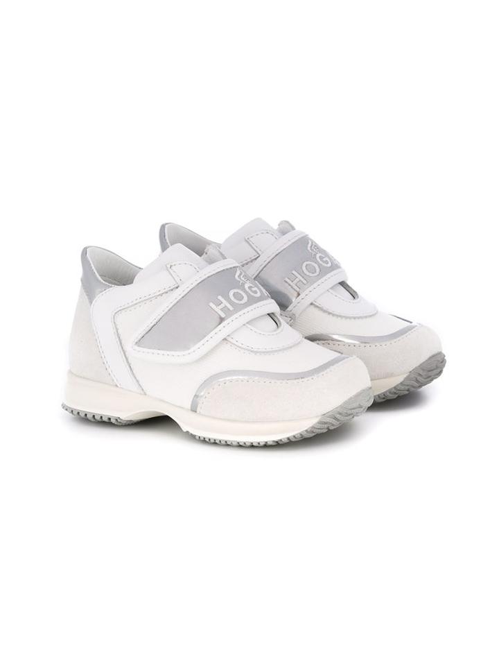 Hogan Kids Interactive Sneakers, Boy's, Size: 21, White