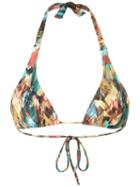 Lygia & Nanny - Triangle Bikini Top - Women - Polyamide/spandex/elastane - 38, Women's, Blue, Polyamide/spandex/elastane