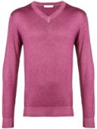 Cruciani V-neck Sweater - Pink