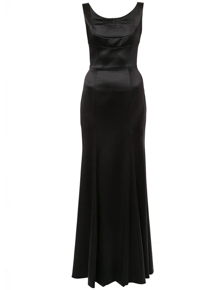 Dolce & Gabbana Duchess Evening Dress - Black