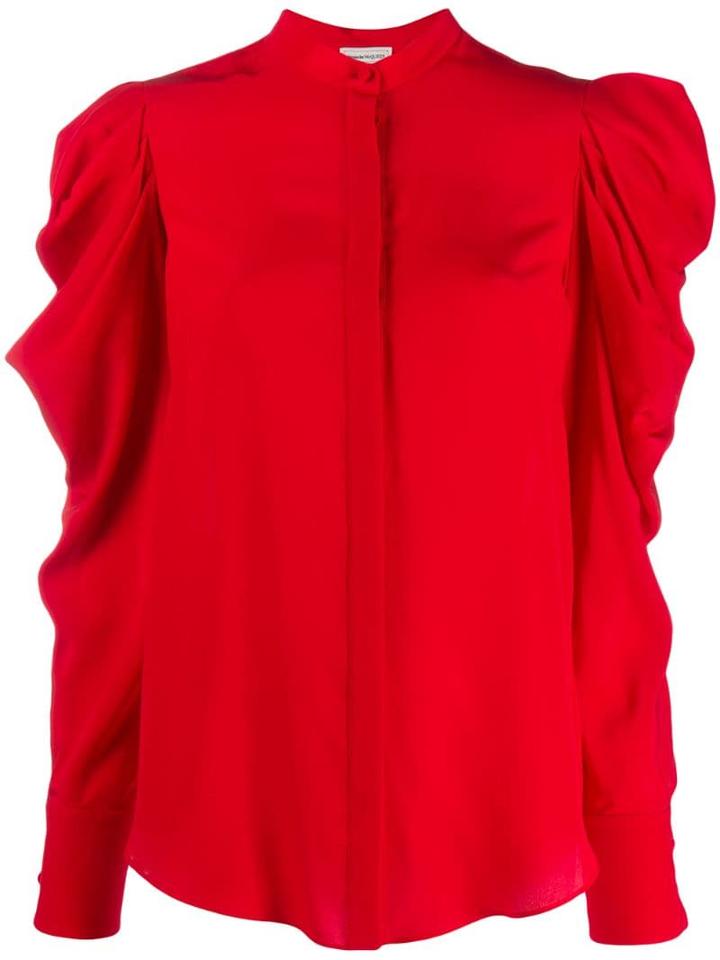 Alexander Mcqueen Gathered Detailed Shirt