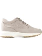 Hogan Interactive Sneakers, Women's, Size: 38.5, Nude/neutrals, Calf Leather/rubber