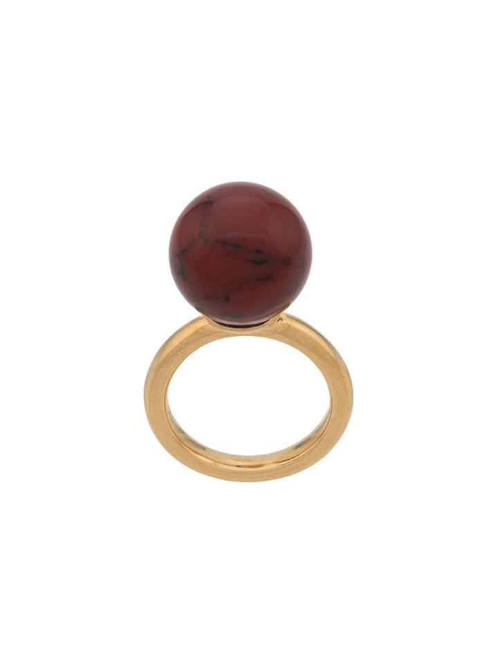 Mulberry Grace Coloured Ring - Gold