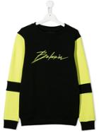 Balmain Kids Logo Print Sweatshirt - Black