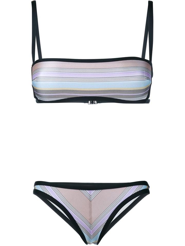 Zimmermann Ticking Band Stripe Bikini
