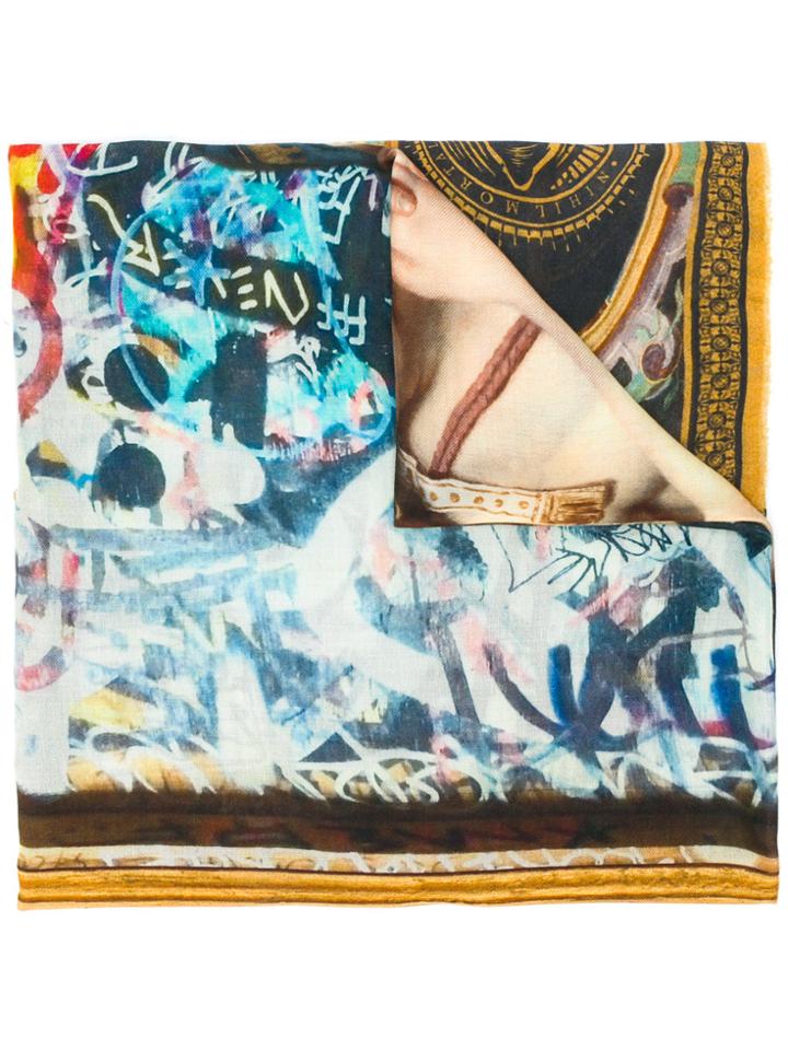 Faliero Sarti Brooklyn Printed Scarf - Yellow & Orange