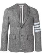 Thom Browne 4-bar Donegal Tweed Sport Coat - Grey