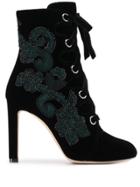 Jimmy Choo Blayre 100 Embellished Boots - Black