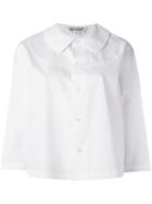 Comme Des Garçons Comme Des Garçons Round Bib Shirt, Women's, Size: Small, White, Cotton