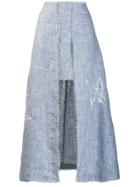 Lorena Antoniazzi A-line Midi Skirt - Blue