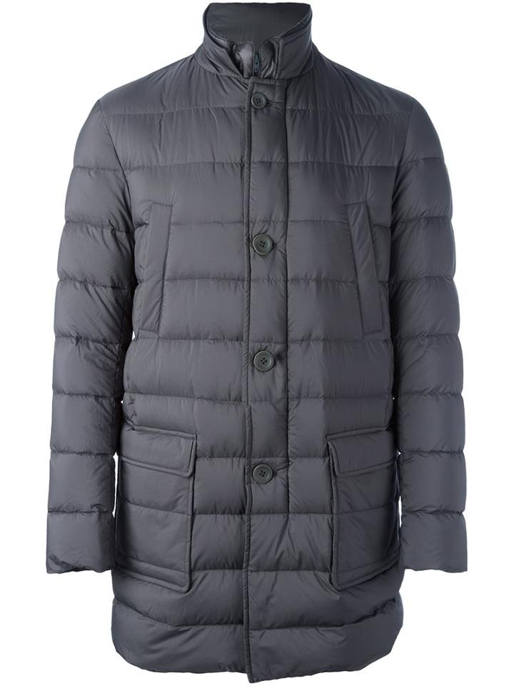 Herno Double Lapels Zipped Jacket