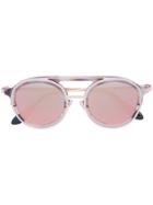 Thierry Lasry Double Frame Round Sunglasses - Metallic