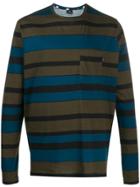 Ps Paul Smith Striped Print T-shirt - Green
