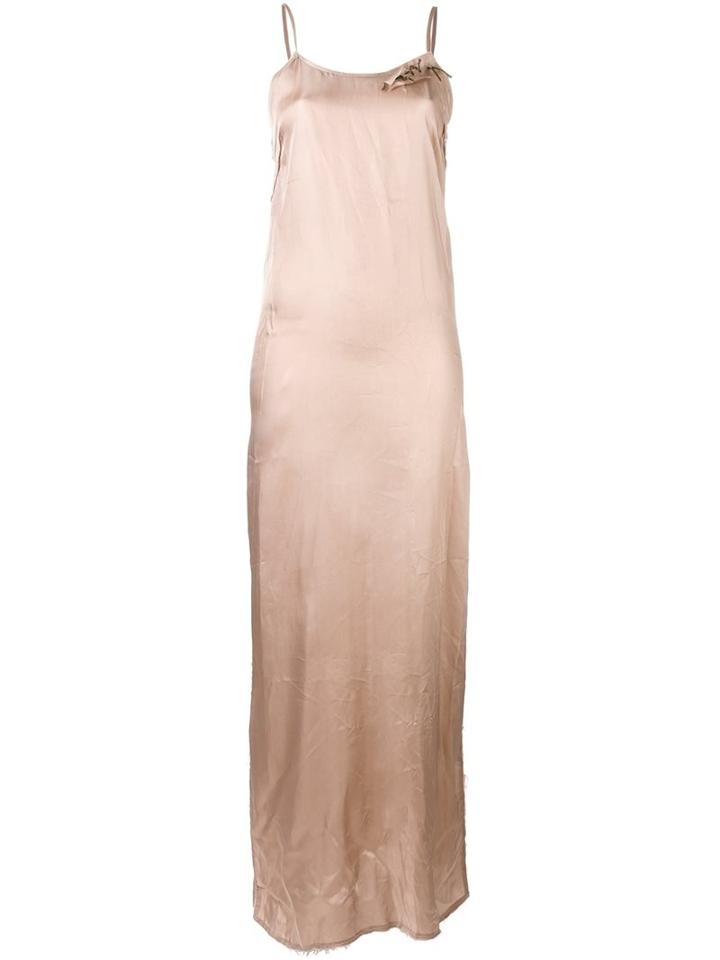 Damir Doma 'aria Long' Dress, Women's, Size: Medium, Pink/purple, Cupro