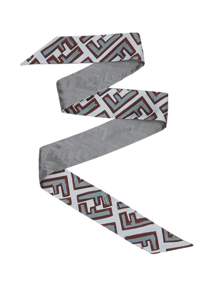 Fendi Ff Wrappy Scarf - Grey