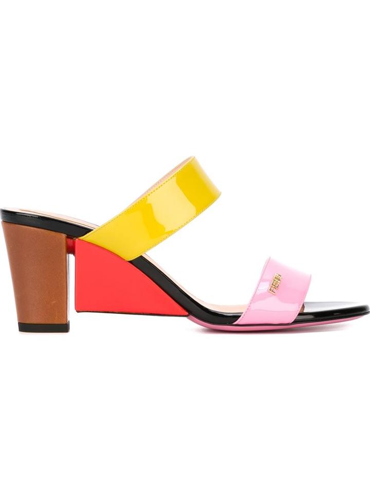 Fendi Block Colour Mules