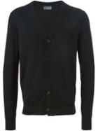 Dior Homme Ribbed Cuff Cardigan, Men's, Size: Small, Black, Virgin Wool