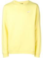 Nike Logo Print Sweatshirt - Yellow