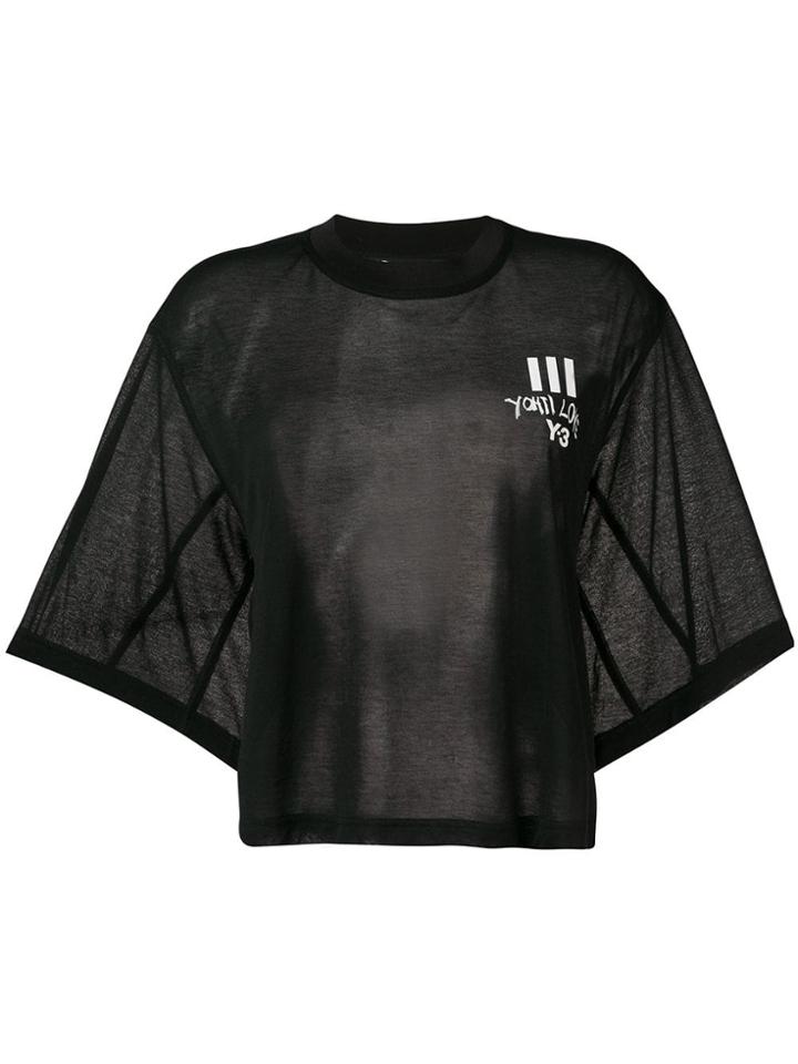 Y-3 I Love T-shirt - Black