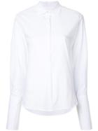Co-mun Bow Tied Shirt, Women's, Size: 42, White, Cotton