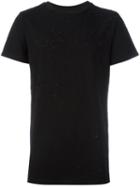 Amiri Distressed T-shirt, Men's, Size: Medium, Black, Cotton