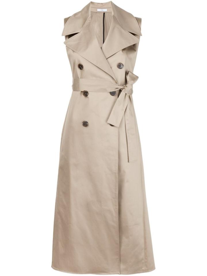 Tome Sleeveless Trench Coat
