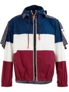 Maison Mihara Yasuhiro Layered Colour Block Jacket - Blue