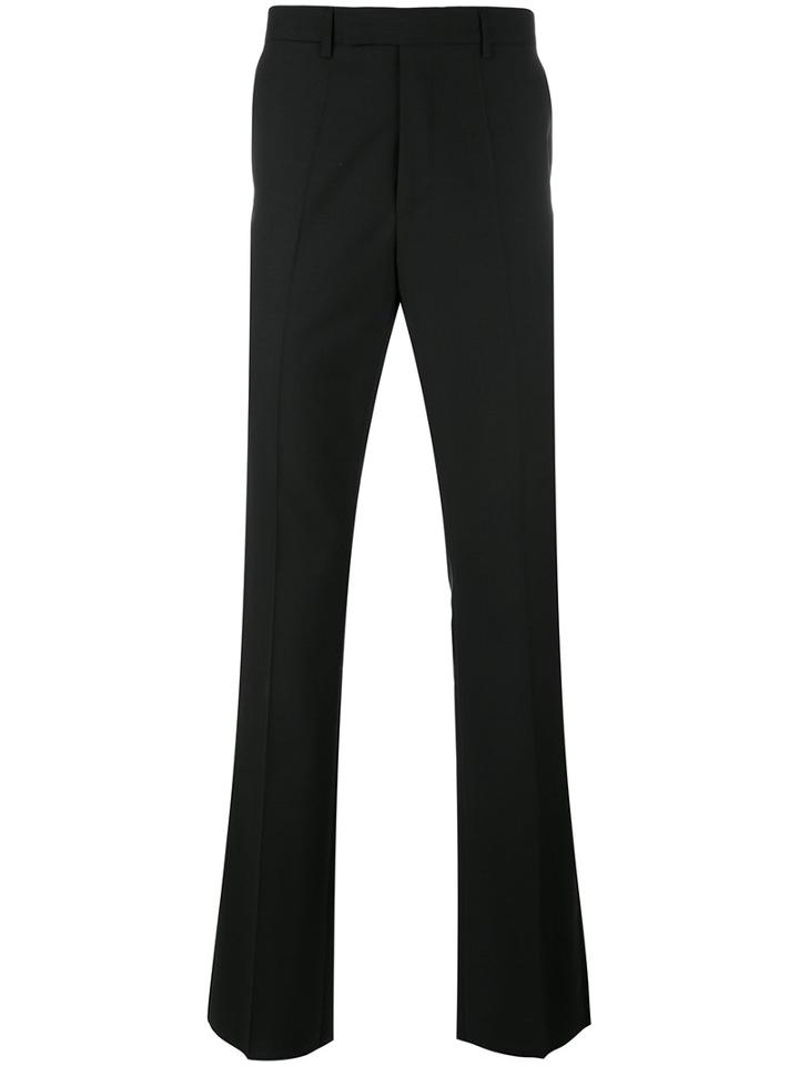 Raf Simons Slightly Flared Trousers, Men's, Size: 48, Black, Cotton/virgin Wool