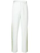 Nina Ricci Side Stripe Tailored Trousers - Green