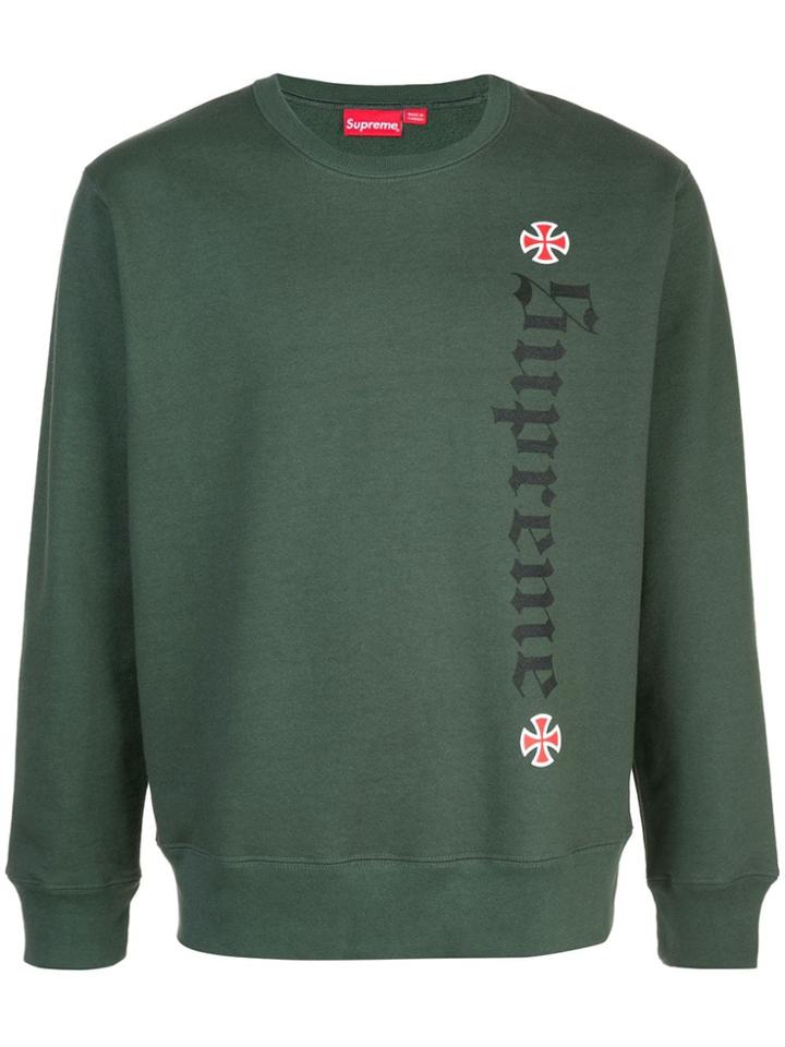 Supreme Independent Sweatshirt - Green