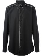 Dolce & Gabbana Piped Trim Shirt - Black