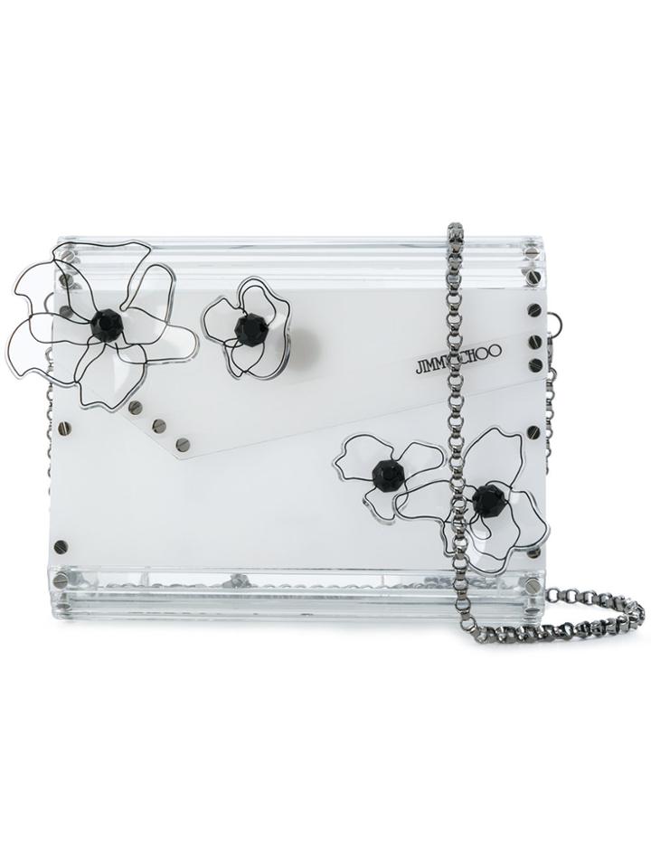 Jimmy Choo Candy Clutch - White