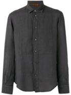 Barena Long-sleeve Shirt, Men's, Size: 54, Grey, Linen/flax