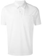 Prada Classic Polo Shirt, Men's, Size: Large, White, Cotton/spandex/elastane
