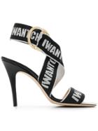Jimmy Choo Bailey 100 Sandals - Black