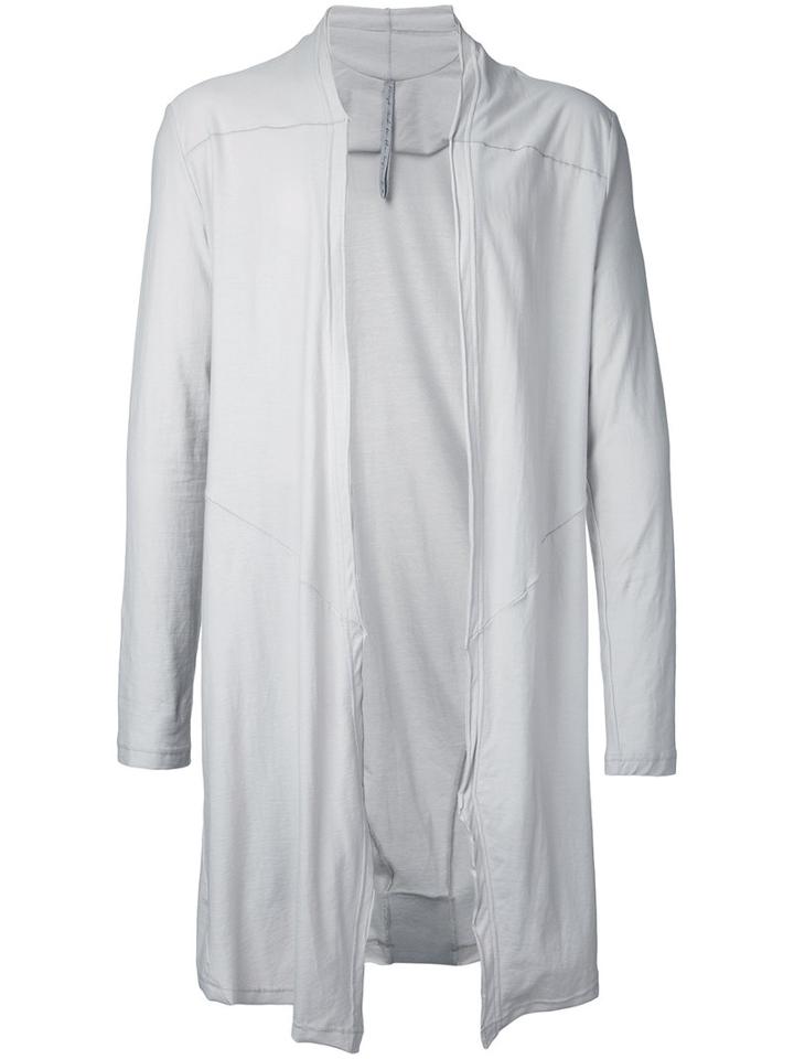 First Aid To The Injured - Ciliary Cardigan - Unisex - Cotton - 4, Grey, Cotton
