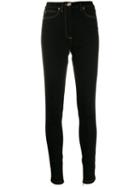 Versace High-rise Skinny Denim Jeans - Black
