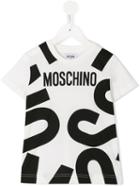 Moschino Kids - Logo Print T-shirt - Kids - Cotton - 6 Yrs, Boy's, White