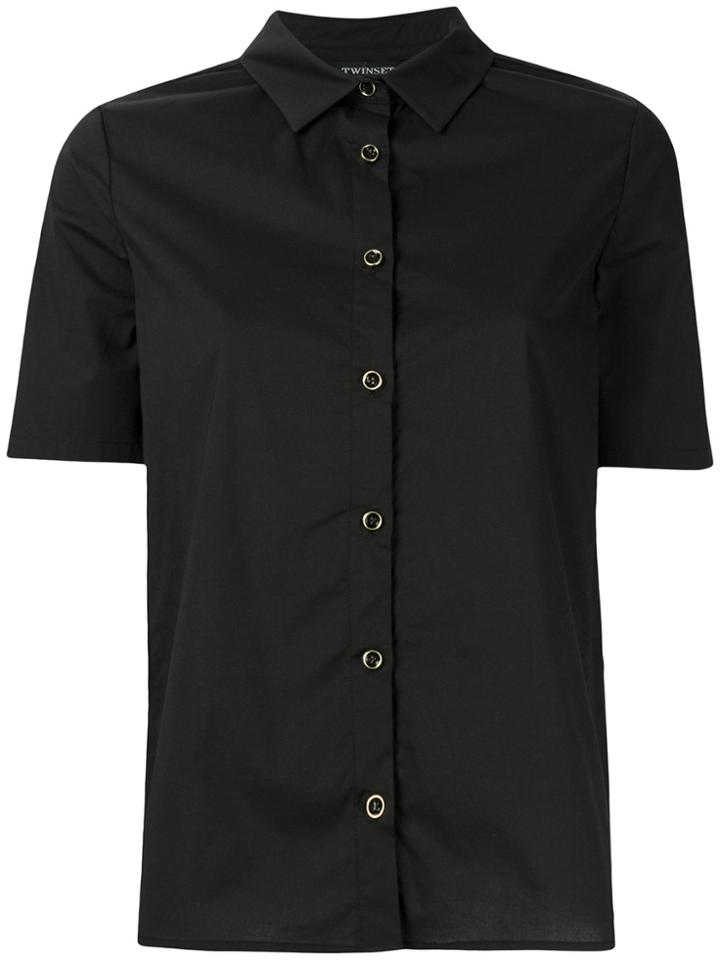 Twin-set Short Sleeve Shirt - Black